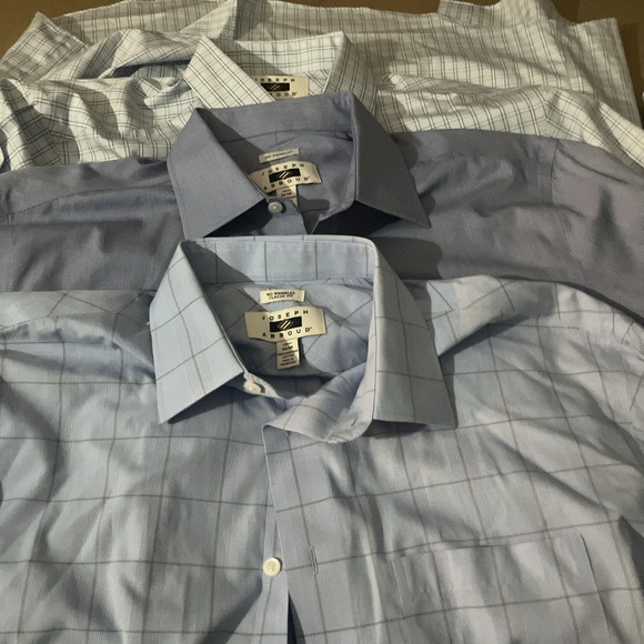Joseph Abboud Other - Joseph Abboud Dress Shirts (Lot of 3) Mens 16.5 34/35 Plaid Egyptian Cotton